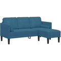 Canape Bleu en Polyester