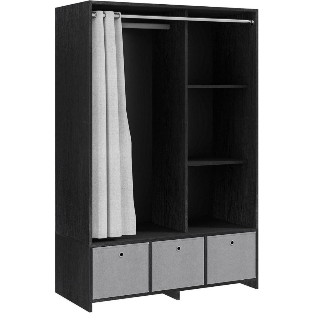 Meuble de Rangement en Panneau de Particules, Format 145 x 35 x 165 cm