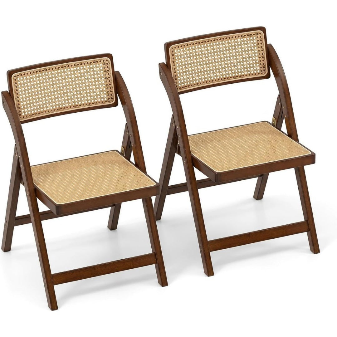 Chaise Pliante en Bambou de Couleur Naturel
